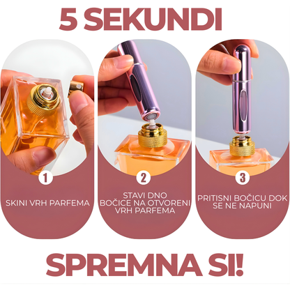 Punjiva Mini Bočica za Parfem 1+1 GRATIS